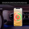 Fast Charge 15w Wireless Magnetic Car Charger for iphone 12 13 14 Pro Max Mini Aluminum Mount Magnet Holder