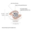 Solitaire Ring Women Round Cut Cubic Zirconia Rings 2 7Ct Cz Promise Engagement Anniversary Mothers Day Jewelry Christmas Gifts Size Ammwc