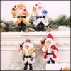 Kerstdecoraties Kerstdecoraties Nieuwjaar Gift Hars Santa Merry For Home Ornament Xmas Navidad Natal Drop Deview 2022 DHJ8T