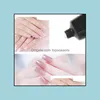 Żel paznokci żel paznokci 4PCS/SET BUILDER Wyciągający kryształową galaretkę gumową zestaw paznokci zestaw UV French Manicure
