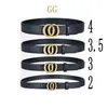 Classic Men Designers Belts Womens Casual Fashion Letter Smooth Buckle Belt Width 2cm 3cm 3.5cm 4cm