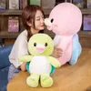 47cm güzel ayakta duran kaplumbağa peluş oyuncaklar kawaii doldurulmuş yumuşak hayvan deniz kaplumbağı yastık doğum günü hediyesi çocuklar için kızlar