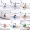 Animal Bead 925 Sterling Silver Dangle Charm For Women Jewelry Gift Wholesale Beads Fit Pandora Charms Bracelet DIY Jewellry Accessories