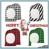 Décorations De Noël Sublimation Sac De Noël Santa Sack Toile Double Face Avec Dstrings Wrap Décorations Candy Drop Delivery 202 Dhbd0