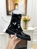 Women Laureate Platform Desert Boot Suede Calf Leather Monograms Canvas Beige Dark Gray Winter Casual horse Shoes Designer Luxury Fashion Martin Snow Boots With Box