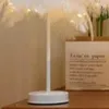 Luzes noturnas -Lâmpada de penas de penas luminadas Mesa decorativa Controle remoto para casa Decoração de casamento de garotas da sala de estar