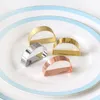 Napkin Rings Ring Dshaped Napkins Holder Serviette Buckle Gold Sier Rose Table Decor Wedding Party Setting Drop Delivery 2022 Smt17