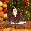 크리스마스 장식 2022 가정 나무 중심 표지판 Xmas Joy Table Ornament와 Santa Claus Wonderful