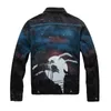 Veste à manches longues Tops Veste en jean Hommes Femmes Vêtements célèbres 2023 Noir Bleu Casual Hip Hop Designer Veste Pour Homme Slim Casual Streetwear noir bleu taille m-4xl