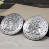 Vintage Ancient Egyptian Mysterious Makeup Mirror European Folding Pocket Mirror Portable Zinc alloy Travel Cosmetic Mirrors