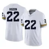 NCAA Michigan Wolverines Futebol College 1 Anthony Carter Jersey 76 Steve Hutchinson 22 Ty Law 77 Jake Long 55 Brandon Graham 22 Karan Higdon 10 Bush Jr University