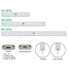 Nattlampor USB -laddningsbara 24/40/60 LED PIR Motion Sensor Light Kitchen Closet Induktion under sk￥pet med magnet