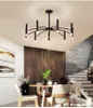Postmodern Chandelier Lighting Simple led Nordic Lamps Personality Living Dining Room Pendant Lamp Model House Art led Chandeliers