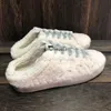 Italië merk Sneaker Vrouwen Casual Schoenen Winter Wollen Schoenen Zomer pantoffels Spuer-ster Sabot Designer Pailletten Klassieke Witte Doen-Oude Vuile SuperStar Slippers