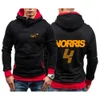 Rn6p Heren Hoodies Sweatshirts F1 Mclaren Team Racing Fans 2022 Heren Lando Norris Nieuwe Capuchon Diagonale Rits Hoodies Herfst Winter Casual Jassen Sweatshirts