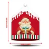 Stuhlhussen Riesige Weihnachtsrückseite Weihnachtsmannmütze Esszimmerdekor Zimmer Urlaub Party Schonbezüge D D5A3