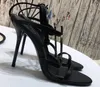 5699220 Sandales 10cm Cassandra High Heel Sandal Patent Le cuir Slippers Chaussures pour femmes Taille 34-41 Fendave