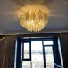シャンデリアリビングルーム用モダンな天井シャンデリアタッセルアルミニウムチェーンLEDライトベッドルームランプダイニングキッチン屋内照明