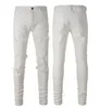Amirs Men's Histripped Ripped Skiny Jeans Fashion MensオートバイモトオフコットンスリムフィートハイストリートデニムライトブルーペーストクロスホールGpkl