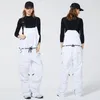 Pantaloni da sci Inverno Caldo Donna Impermeabile Uomo Neve Antivento Snowboard Pantaloni monopezzo Abbigliamento uomo Tuta da sci