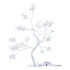 Lampes de table 24LEDs blanc chaud fibre fleur arbre lumière branche florale lampe 220V ampoules maison fête de Noël jardin lumières décoratives