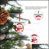 Décorations De Noël 2022 Noël Diy Décoration 6 Ensembles Pvc Arbre De Noël Suspendu Ornement Partie Pendentif Drop Delivery Maison Jardin Fe Dhq6N