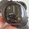 VSF Maker Orologi di qualità eccellente 44 mm PAM438 PAM00438 GMT 3 giorni di riserva di carica Lunetta in ceramica CAL P 9001 Movimento meccanico automatico Orologio da uomo Orologi da polso da uomo Y