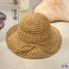 Brede rand hoeden zomer zon hoed ouder-kind stro strandschaduw Koreaanse versie mode vakantie vouwen zonnebrandcrème baby caps h092