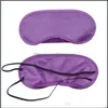 Sleep Masks Travel Relax Eye Slee Mask Satin Blindfold Soft Shade Nap Er Drop Delivery 2022 Health Beauty Vision Care Dhzfi