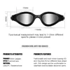 goggles Frauen Männer HD Anti-Fog UV Schutz Polarisierte Schwimmbrille Wasser Sport Schwimmen Tauchen Gläser Mit Tragbare Box Set L221028
