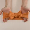 Saç Aksesuarları Big Bows Türban Bebek Kız Baş Bandı Jakar Örgü Çocuk Diy Band Bebek Baş Sargılar Doğdu PO Vintage Props