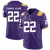 Football Jerseys NCAA Ja'Marr Chase Joe Burrow Justin Jefferson Clyde Edwards Helaire Derrius Guice Beckham Jr. LSU Tigers Custom Jerseys