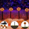 Strings Garden Stakes Light Pumpkin Halloween dekoracje sznur wodoodporna bateria obsługiwana lampa do nawiedzonego podwórza domu