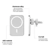 Szybka ładunek dla Samsung iPhone dla Xiaomi Inteligentna 65W Magnetyczna bezprzewodowa ładowarka samochodowa Mobile QI Uchwyt QI