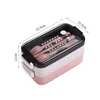 Roestvrijstalen servies lunchbox met soepkom voor schoolkinderen kantoormedewerker 2Layers microwae verwarming lunches container jnc243