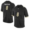 NCAA Purdue College Football 8 TJ Sheffield Jersey University 21 Sanoussi Kane 43 Kieren Douglas 12 Austin Burton 15 Charlie Jones para f￣s de esportes N￺mero de nome personalizado