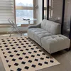 Tapis Français Appartement Chambre Tapis Carrelage Salon Canapé Tapis Table Basse Vestiaire Américain Rétro Plaid Tapis Décoratif