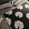 Blankets Daisy Flower European Knitted Line Blanket Throw Cotton Printed Sofa Dust Cover Bedding Air Conditioning