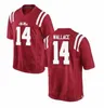 NCAA Futbol Ole Miss Rebels College 10 Eli Manning Jersey 49 Patrick Willis 10 Chad Kelly 14 Bo Wallace 22 Scottie Phillips 84 Kenny Yeboah Üniversitesi Özel Adı