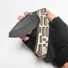 Ağır Katlanır Bıçak Rogue Shark SCK Sınırlı Özel Versiyon Taktik Avcılık Açık Mekan Ekipmanı Kalınlaştırılmış S35VN Blade Titanyum Tutucu Pratik EDC Survival Araçları