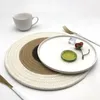 Table Mats Mat Insulation Bowl Pad Soft Handmade Oval Round Design Cotton Anti-scalding Placemats Slip Kitchen Accessories