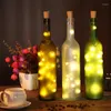 Cordes 20 pièces bouchon de bouteille LED fil de cuivre lampe chaîne fée fête de mariage décorations de noël éclairage de vacances Luces de Navidad