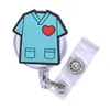 Sleutelringen Intrekbare badge Reel Medische werknemer Work Card Clip Doctor Nurse ID Naam Holder Referentie Drop Delivery 2022 SMTYF