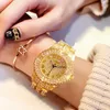 Montres-bracelets Mode Femmes Cristal Quartz Montres De Luxe Diamant Robe Dames Montre-Bracelet Relogios Femininos Saat Femme Horloge