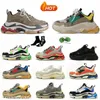 Chaussures de sport Triple s 17FW the hacker project men designer platform sneakers noir blanc gris rose bleu Light Tan oreo Old Grandpa trainers sports womans