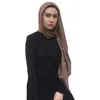 Sciarpe ljcuiyao prezzo all'ingrosso donne musulmane arricciata hijab sciarf femme musulman morbido cotone maana