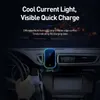 Snabbladdning Baseus Qi Car Wireless Charger för iPhone 11 Samsung för Xiaomi 15W induktionsfäste med telefoninnehavare