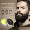 Aftershave Aliver Natural Organic Beard Oil Wax Balm Hair Products Leavein Conditioner For Soft Moisturize Health Care Drop Delivery Dhxxq