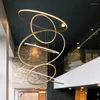 Hängslampor Europa nordiska led kristallkronor tak juldekorationer för heminredning vintage glödlampa lampmatsal