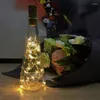 Saiten 20 Stück Flaschenverschluss LED Kupferdraht Lichterketten Luces de Navidad Fee Hochzeit Party Weihnachtsdekorationen Urlaubsbeleuchtung